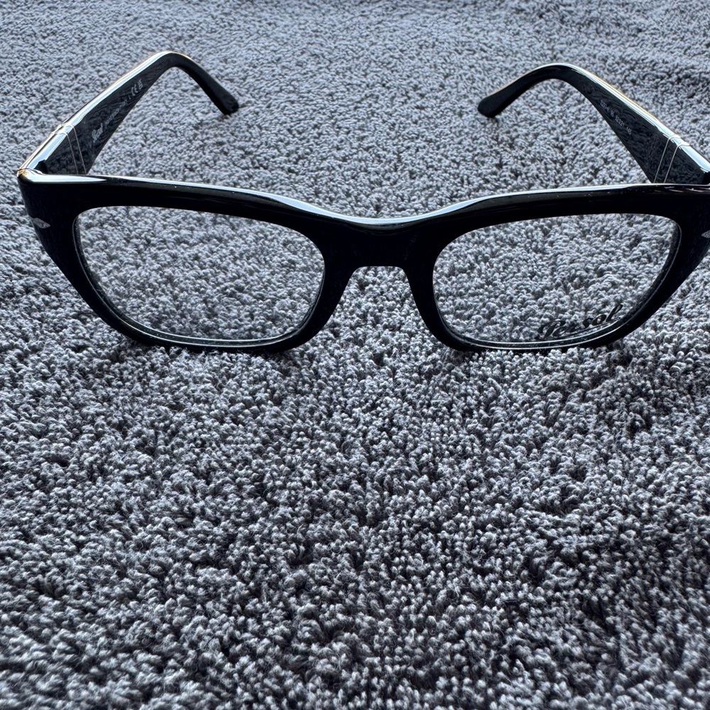 Persol Black Square Frame Glasses